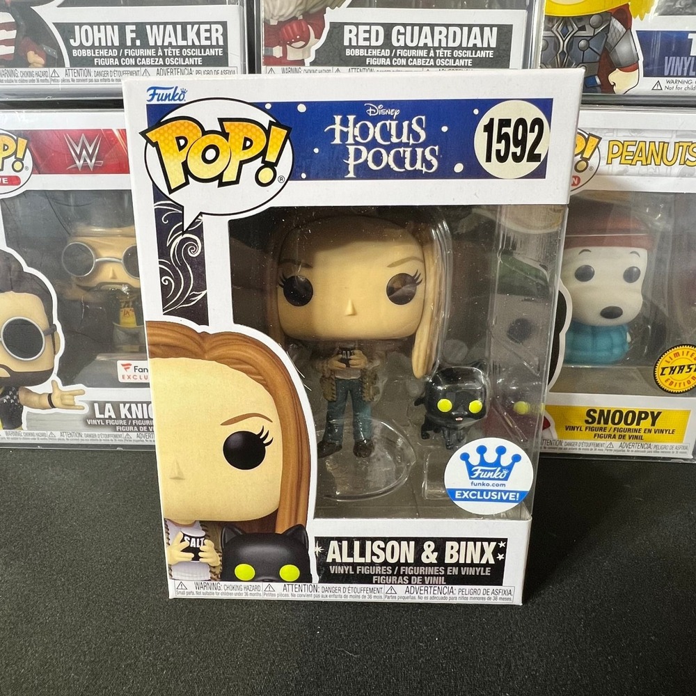 Funko Pop Disney Hocus Pocus Allison & Binx 1592 Funko Shop Exclusive Figure